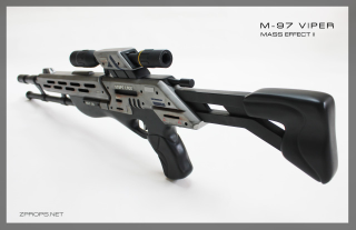 Illustration for article titled Human Hands Can Actually Touch This Mass Effect 2 Sniper Rifle
